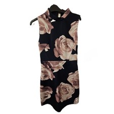Womens Floral Oasis Bodycon Dress Size 10 Preloved Good-Condition