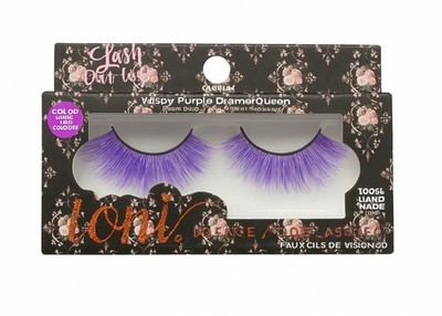 Ioni 3D Wispy Purple Drama Queen Mink Faux Lashes - Nightcap