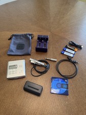 Sony MZ-R55 MD Walkman MiniDisc Recorder Player Tested w/ Remote Charger Accs