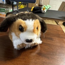 Vintage 1994 Puffkins Sherlock Hound Puppy Dog Plush Swibco 5  Stuffed Animal