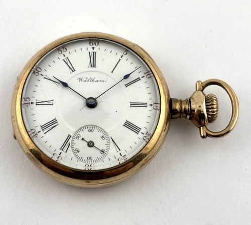 Waltham Riverside Antique Mechanical Pocket Watch 17J  0s  7282920  NON-WORKING