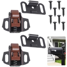 2Pack Mailbox Replacement Roller Catch Latch, Latch Red Ancient 