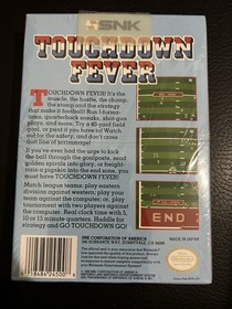 Touchdown Fever Nintendo NES Sealed