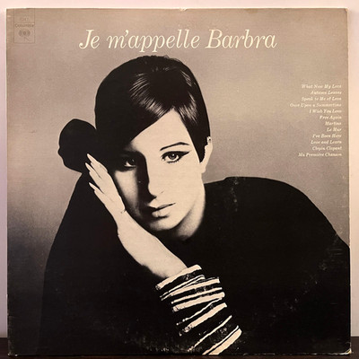 BARBRA STREISAND - Je M'Appelle Barbra (1973) - 12'' Vinyl Record LP - VG+