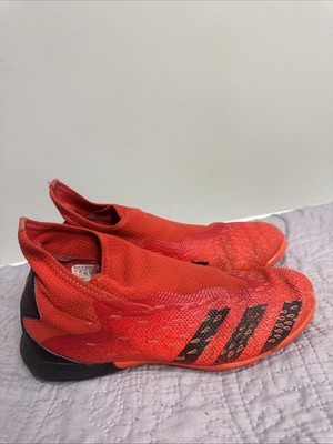 adidas Predator Freak .3 Indoor Soccer Shoes Mens 13 Red FY6285