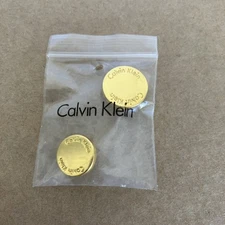 NEW Calvin Klein Metal Replacement Buttons Gold - for Modern Fit Womens Pants