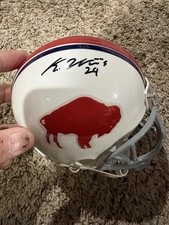 Karlos Willliams Signed Mini Helmet Retro Buffalo Bills NFL