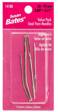 Susan Bates Steel Yarn Needles Value Pack New