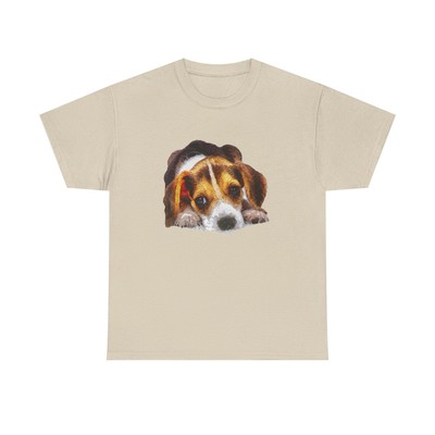 Beagle 'Daisy Mae' Unisex Heavy Cotton Tee