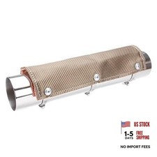 Titanium Pipe Shield 6" x 2' Exhaust Heat Shield   Durab