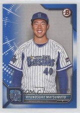 2022 Bowman NPB Nippon Professional Baseball Blue /199 Ryunosuke Matsumoto 1xd