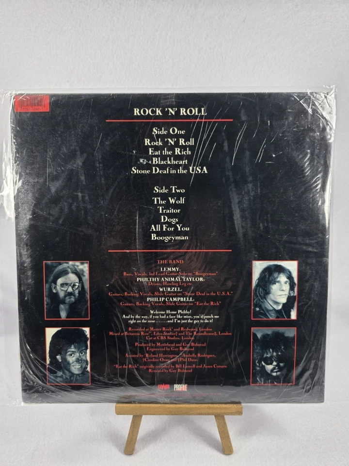Motörhead Rock 'N Roll LP 1987 US Press GWR / PROFILE Records PAL 1240 In Shrink - Image 2 of 4