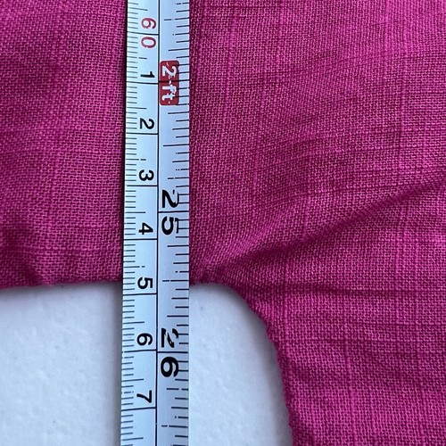 Gudrun Sjoden Makeba Blouse Hot Pink Short Sleeve Organic Cotton Sz L Lagenlook - Imagen 11 de 13