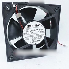 New NMB 5015KL-05W-B50 24V 1.22A 2 Wire Axial cooling fan QW