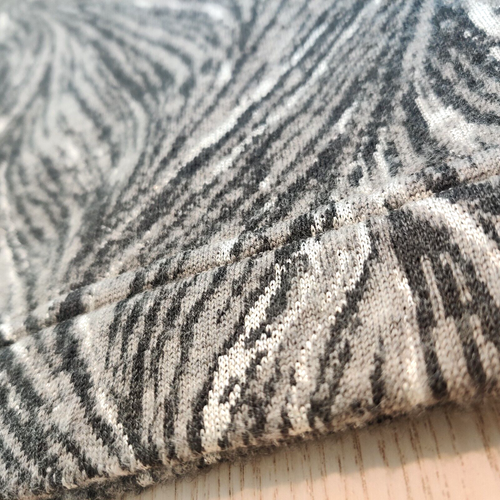 St John Womens Jacquard Knit Pencil Skirt Size 2 Gray Silver Thread Classic Chic - Picture 11 of 15