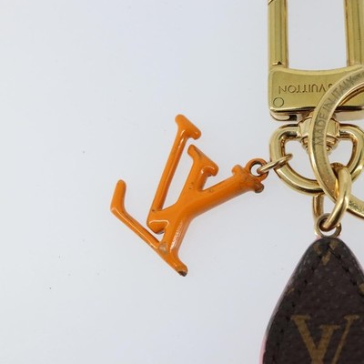 LOUIS VUITTON Monogram LV Pop Flower Bag Charm Pink M01963 Auth