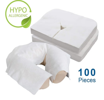 #ad EARTHLITE Disposable Face Headrest Covers – Medical Grade Ultra Soft. $13.95