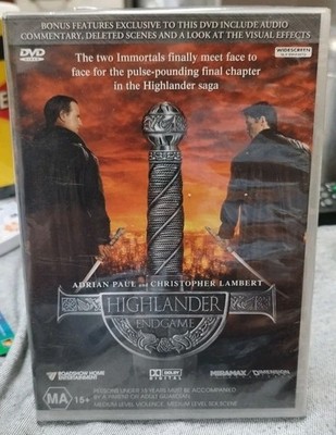 Highlander Endgame (DVD, 2000) New and Sealed R4 Special Features 