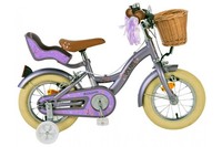 Volare Blossom Kinderfahrrad MäDchen 12 Zoll Lila Zwei Handbremsen