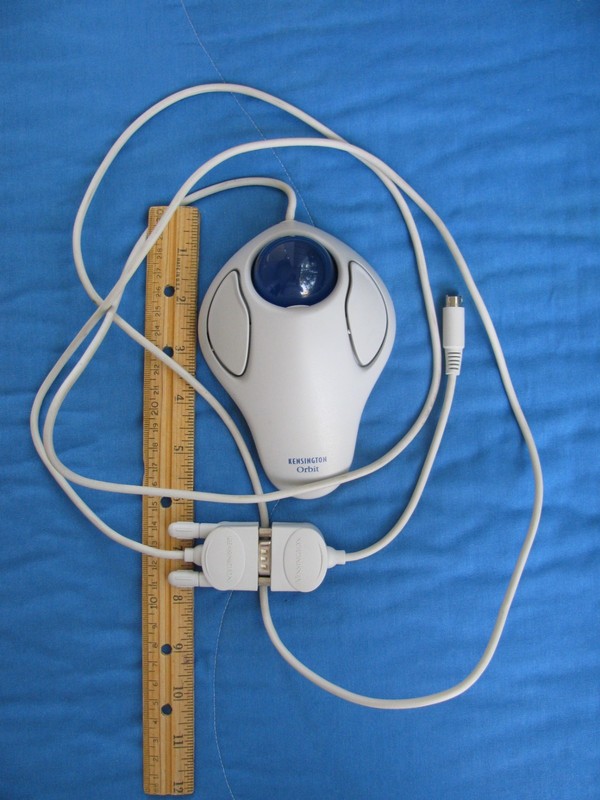 Kensington 64221 Orbit Trackball Mouse Serial Port w/ PS/2 Adapter 