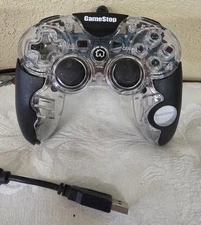 GameStop Afterglow Pro Wired Controller for PS3 – Clear – Untested!!