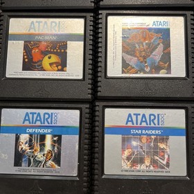 ATARI 5200 8-GAMES KANGAROO,PAC-MAN,GALAXIAN,JOUST,QIX,STAR RAIDERS UNTESTED