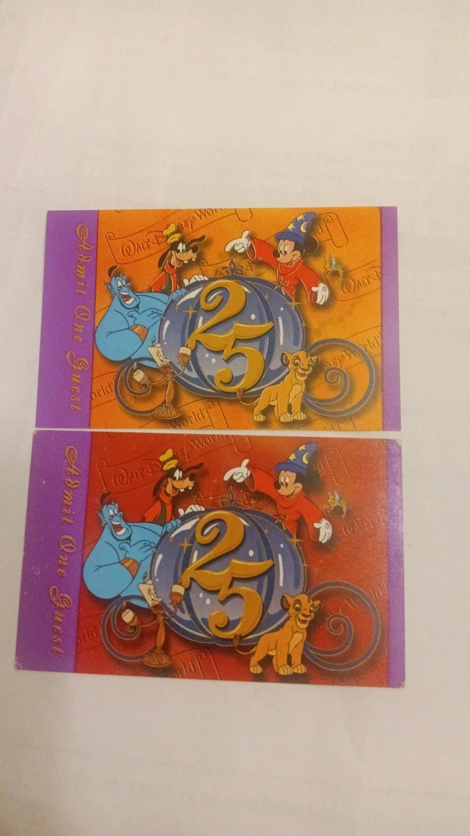 DISNEY ON BROADWAY：未使用品 Walt Disney World Tickets for sale - eBay
