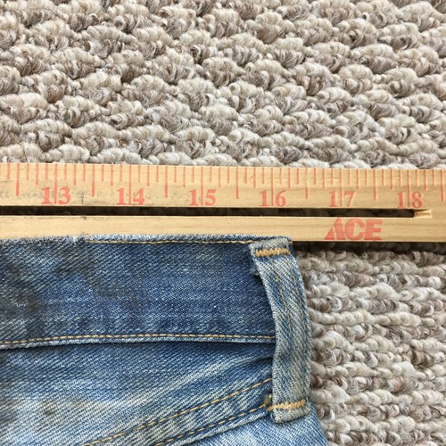 Jeans vintage Anthony's Buckhide uomo 32x30 blu denim ricambi e riparazione fattoria trovata - Foto 16 di 18