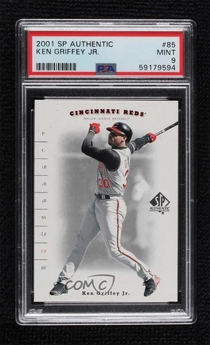 2001 SP Authentic Ken Griffey Jr #85 PSA 9 MINT HOF