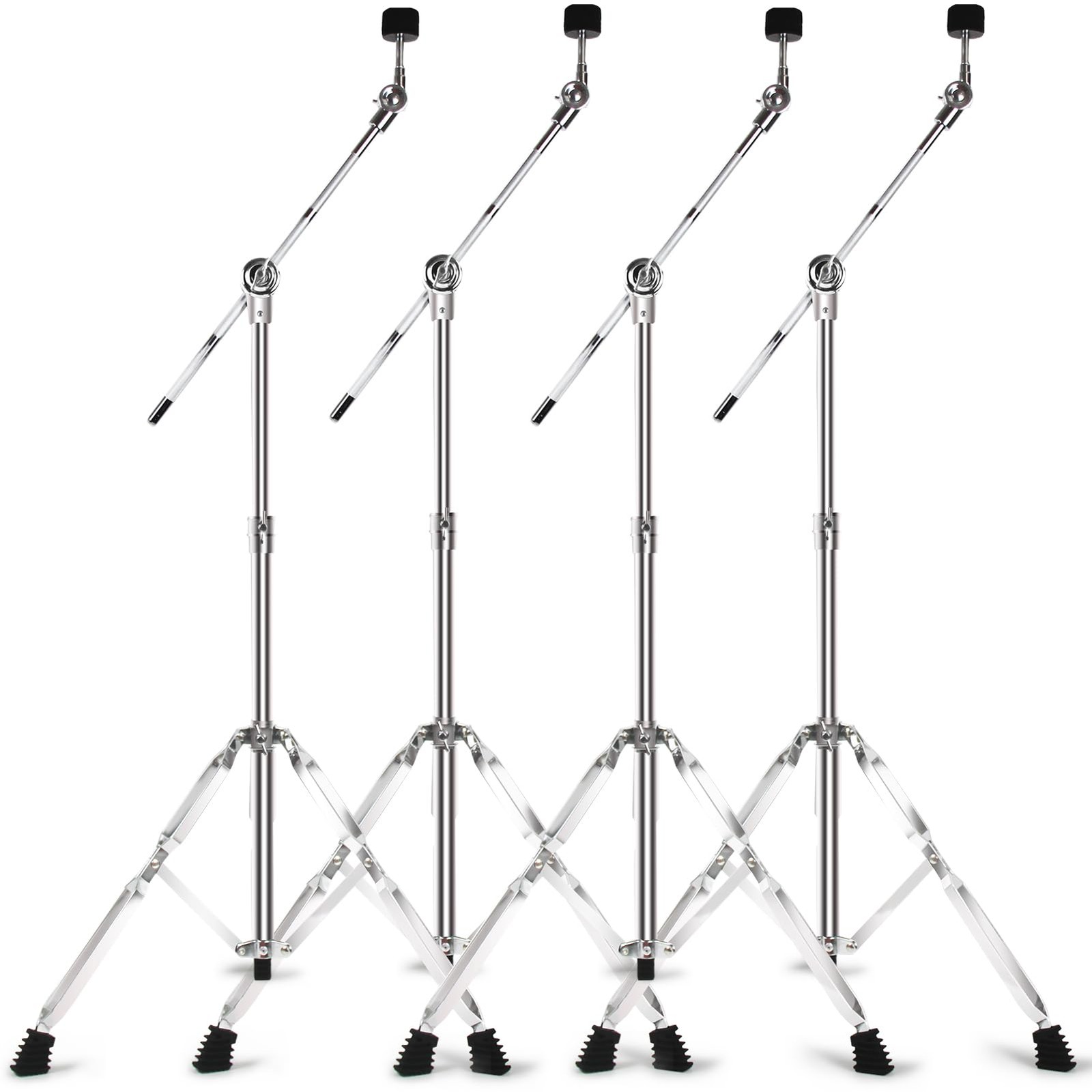 Boom Cymbal Stand for Mounting Crash, Ride, Splash Cymbals (4 Pack)