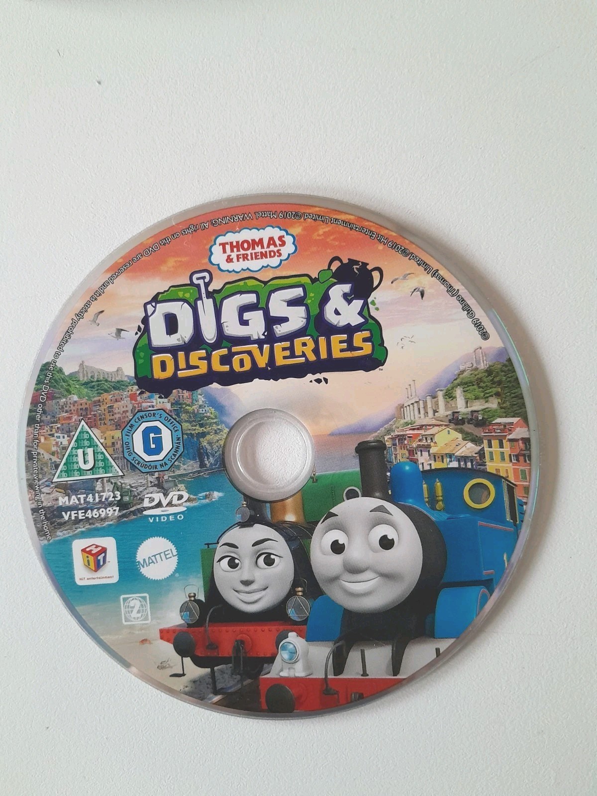 Thomas & Friends - Digs & Discoveries ( DVD, 2019) Disc Only, No Case Or Cover.