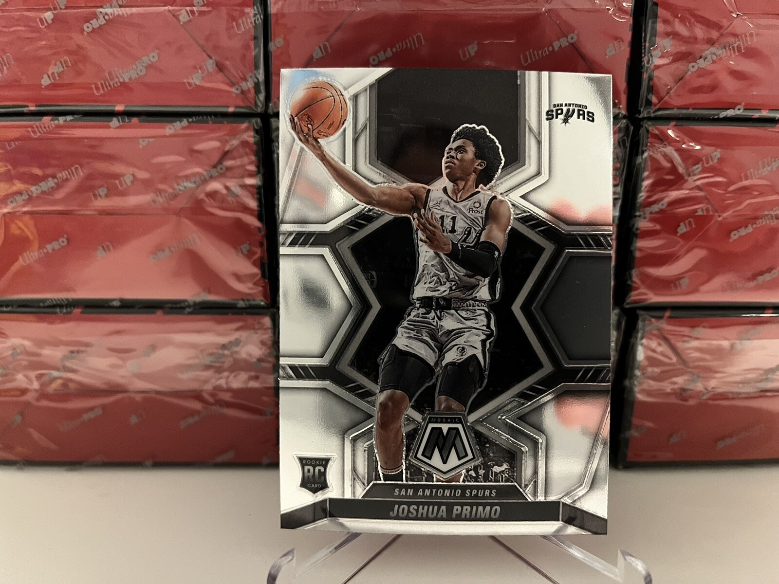 2021-22 NBA Mosaic Joshua Primo #204 Base Rookie Card