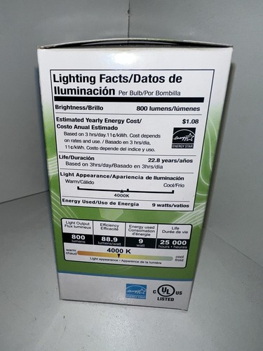 REPLACEMENT LED FOR EIKO LED9WA19/OMN/840-DIM-G9 9W (C14C) *FREE SHIPPING* - Picture 3 of 5