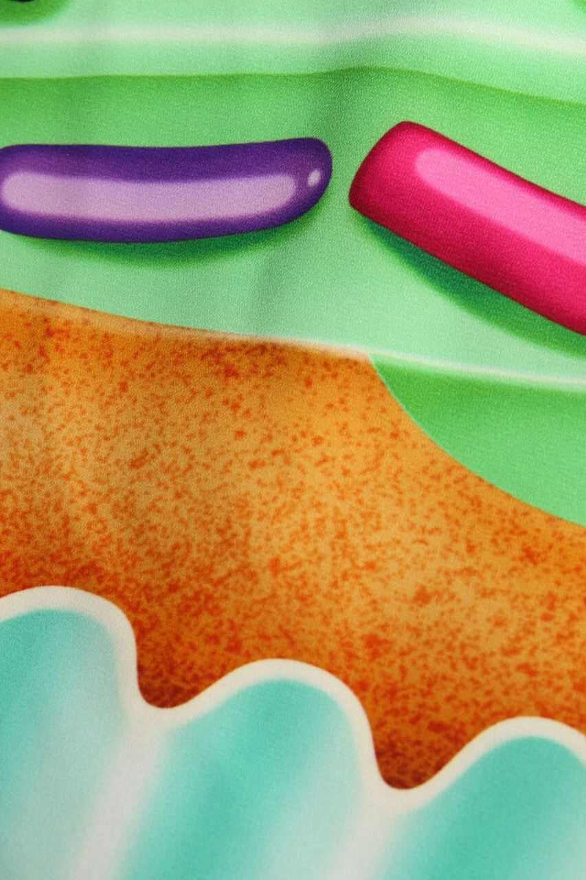 Abito MOSCHINO BOUTIQUE stampa I 36 = D 30 multicolore NUOVO