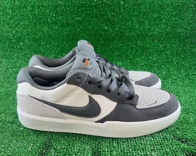 Men s Nike SB Force 58 Shoes Dark Grey White Skateboard DV5477 001 Size 7.5