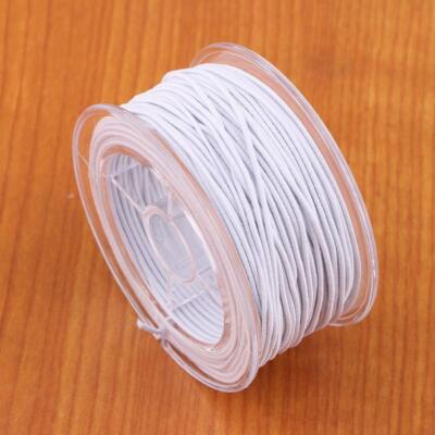 30m, 1,2mm Elastische Schnur, Dehnbar Armband Schnur Perlen Kordel Zum Selbermachen Basteln,