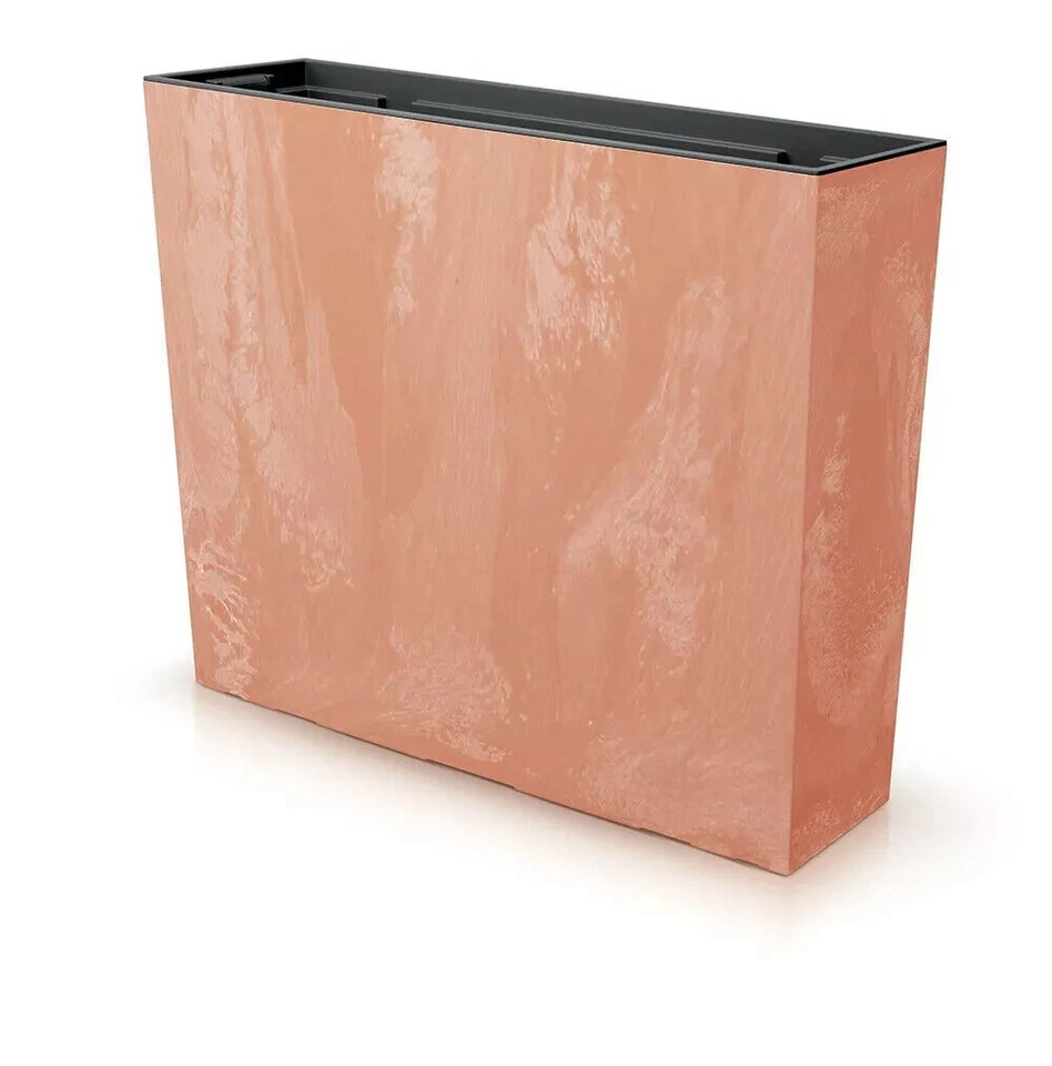 Marble Effect Tall Planter Pot Garden Decorative Flower Pots Large Trough Box - Image 3 of 4