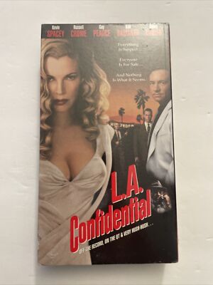 L.A. Confidential VHS Movie Kevin Spacey Kim Basinger Russell Crowe NEW SEALED