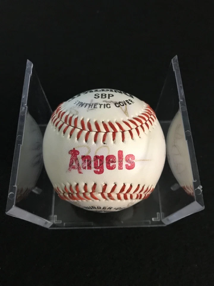 THE CALIFORNIA ANGELS - AUTOGRAPHED (8) SIGNED BASEBALL CIRCA 1980 - Image 2 of 4