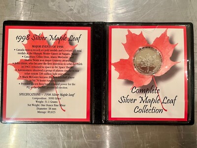 FIRST COMMEMORATIVE MINT COLLECTION 1998 Canada 1oz 9999