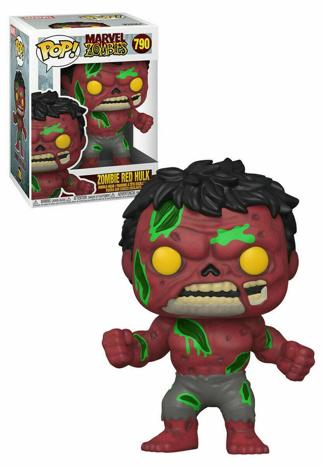 MARVEL Zombies - Zombie Roter Hulk 3,75" Pop Vinyl Figur Funko 790 UK Verkäufer - Bild 3 von 3