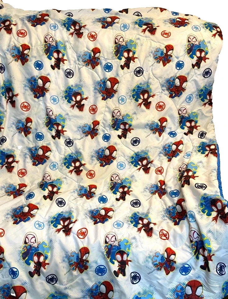 Manta edredón cama 8S Spider-Man Team Up microfibra para niños pequeños Spiderman Foto 3 de 3
