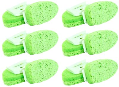 6-Pack Dishwashing Cleaning Sponges Non-Scratch Gentle-Touch Refills (Case-12...