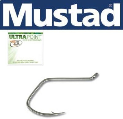 MUSTAD Catfish Hooks 412NP-BN (2/0 -10/0) Wallerhaken Haken zum Wallerangeln