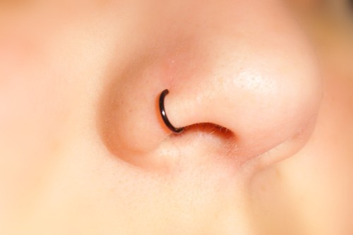 Unisex High Quality Thin Nose Ring Hoop Fake Body Piercing Jewellery Silver - Picture 12 of 21