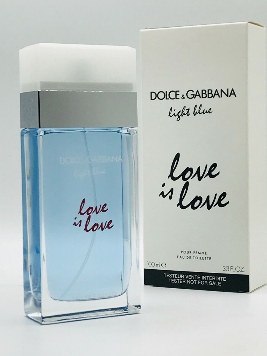 Light Blue Love Is Love Eau De Toilette Spray (Tester) By Dolce & Gabbana - 3.3 oz Light Blue Love Is Love Eau De Toilette Spray (Tester) By Dolce & Gabbana - 3.3 oz