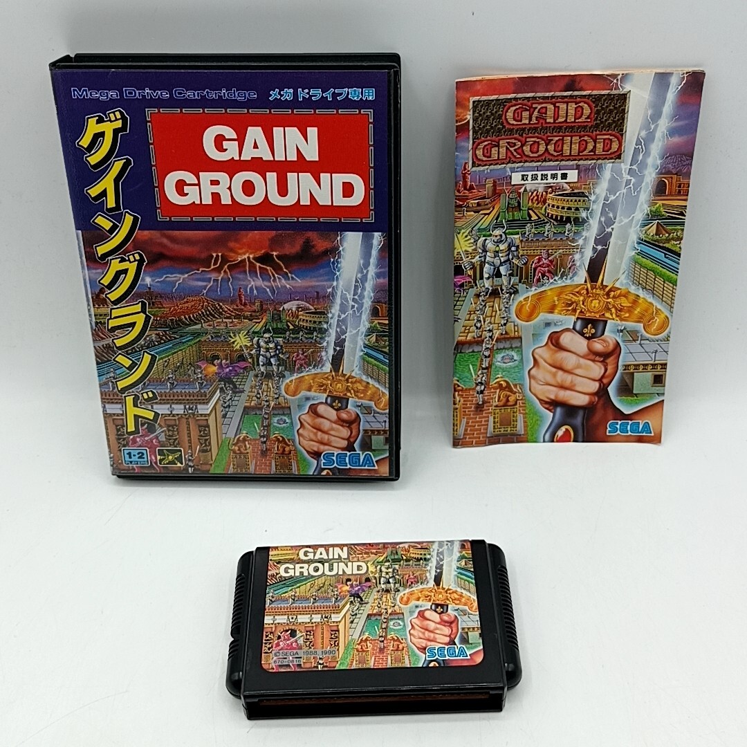 SEGA Mega Drive ゲーム15本セット Sega Mega Drive Game Gain Ground Boxed set w/ Manual Genesis NTSC