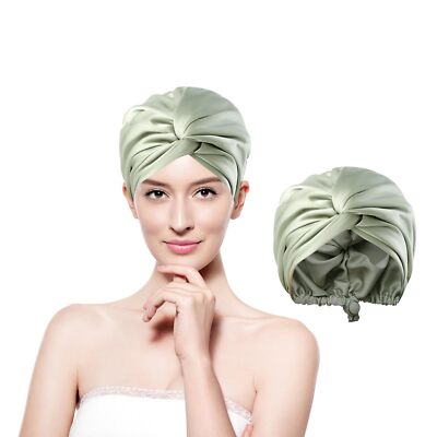 Only Curls Satin Bonnet Satin Sleep Turban Eye Mask Only Curls - Main Image