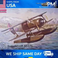Roden 448 Beechcraft SD17S Staggerwing Floatplane WS aircraft model kit 1/48