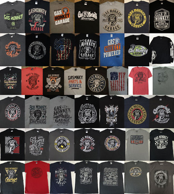 Fast N Loud Discovery Tv Show Gas Monkey Garage Licensed T-Shirt 